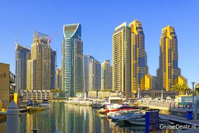 Hoge korting cruisereis Dubai ⛱️ 8 dagen hut of suite